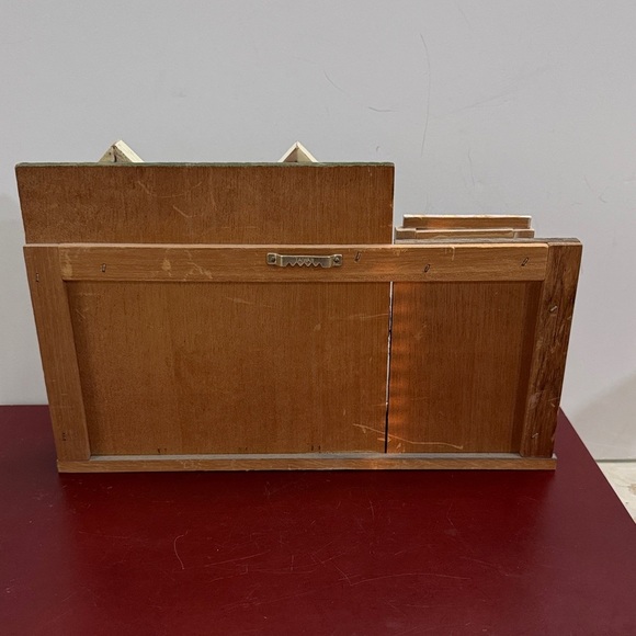 Vintage handmade Charming Wooden Post Office and Cafe Model - Picture 8 of 11